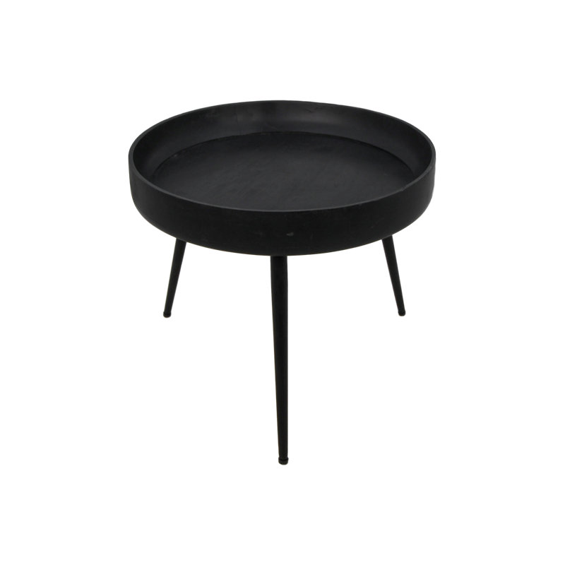 Muni Tray Top End Table, Black