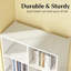 Bibliothèque compacte, présentoir attrayant, armoire ouverte