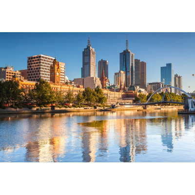Madax Melbourne by GordonBellPhotography - Wrapped Canvas Print