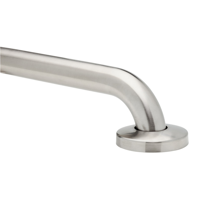 No Drill Gripp Grab Bar, 3" H x 21" L x 3" D, Brushed Stainless