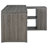 Tona 3-Drawer L-Shape Desk-1902500580