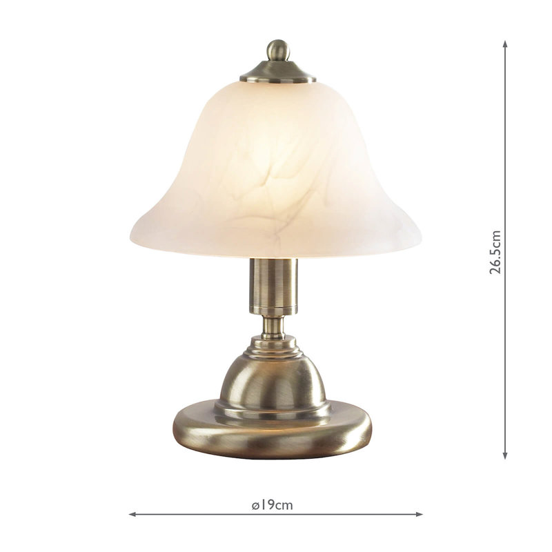 Brownsburg Metal Table Lamp, Antique Brass