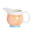 Nicola Spring - Hand-Printed Milk Jugs - 300ml - Orange - Set of 6