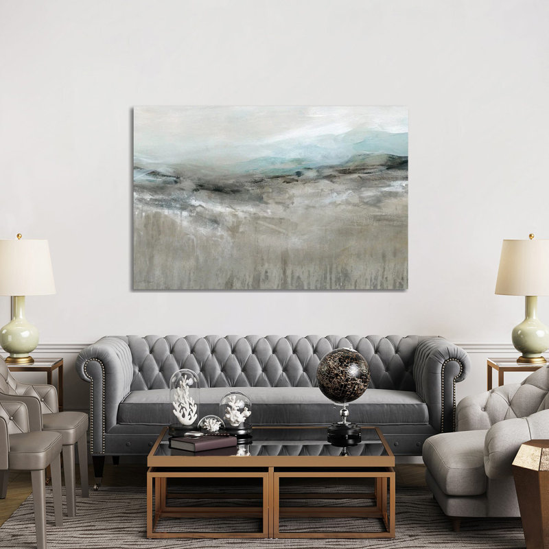 «Distant Foothills» par Carol Robinson, reproduction d'art sur toile tendue, H 12 po x l 18 po x P 1,5 po