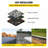 Geotextile Fabric, 12.5 x 30 ft 3.5oz Woven PP Driveway Drain Cloth w/ 600lbs Tensile Strength, Heavy Duty Underlayment for Soil Stabilization, Landscaping, Weed Barrier, 12.5FT30FT-3.5OZ, Black