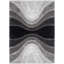  Tapis géométrique moderne sculpté noir San Francisco-63453289