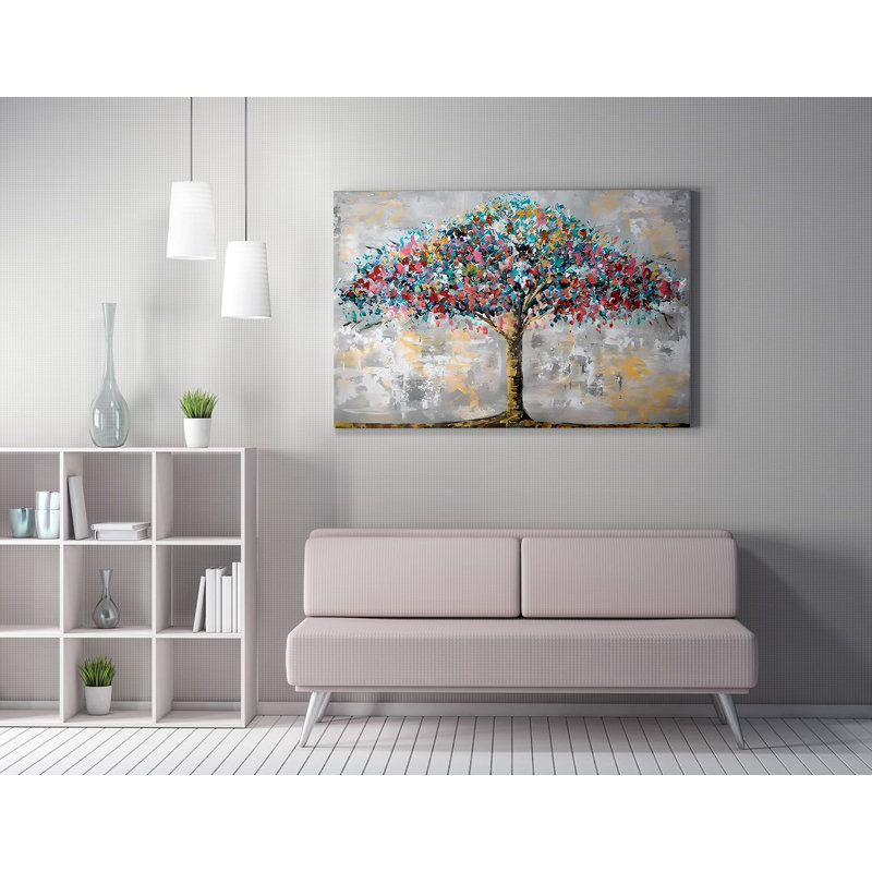 Peinture décorative sur toile