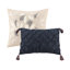 Édredon bleu marine 8 pièces, style Shabby Chic, comprend des coussins décoratifs, lavable à la machine