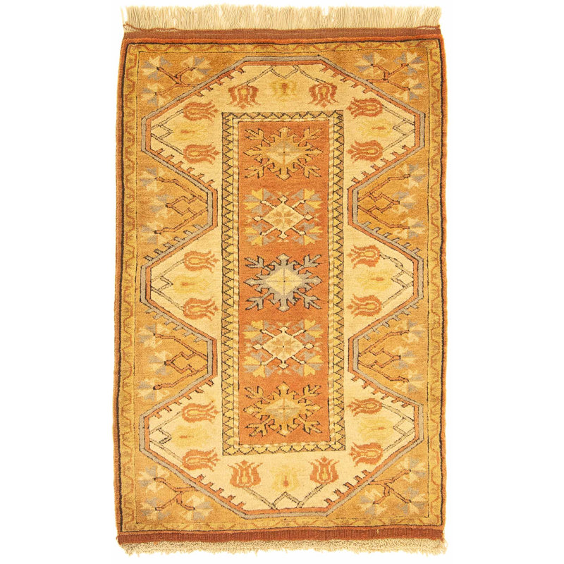 Oriental Wool Hand Woven 84cm X 126cm Area Rug