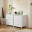  Ensemble de chambre avec lit plateforme et table de chevet 3 pièces Lutherville-1713679096-1713679101