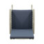 Chaise berçante en acacia
