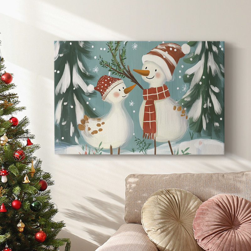 Christmas Holiday Arts - Toile tendue avec châssis XMA171698, H 8 po x l 12 po