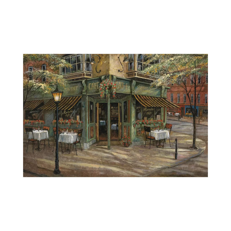 Mandi's Café - Wrapped Canvas Painting, 152.5 cm H x 101.5 cm W