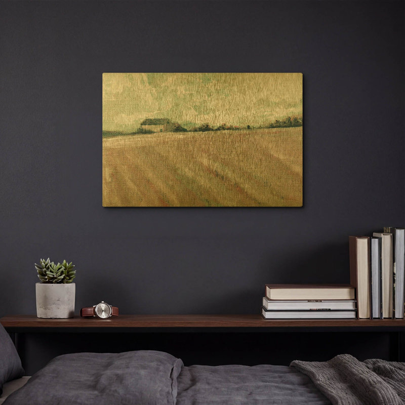 «A Moment Before the Day» par Kamdon Kreations, art mural en métal doré, 16 po x 12 po, 16 po x 12 po