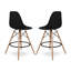 Tabouret de comptoir Johanan, noir-71243283