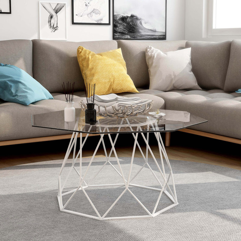 Table basse Ohl, Blanc