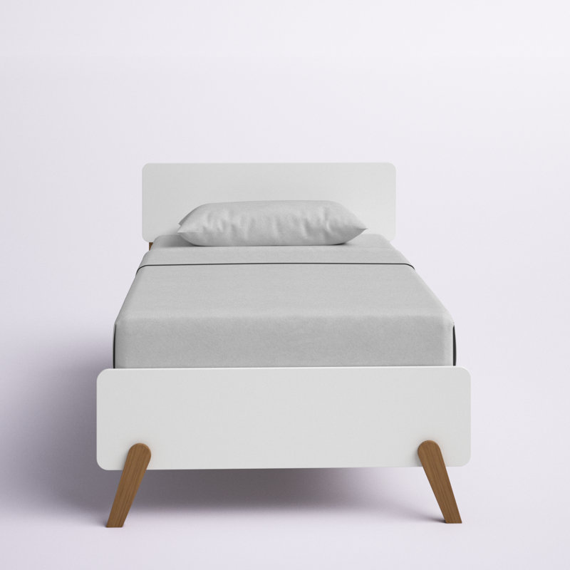 Ambur Solid Wood Panel Bed by Isabelle & Max™, Twin