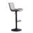 Faux Leather Swivel Adjustable Height Bar Stool (Set of 3)-157612747