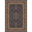 Tapis traditionnel traditionnel floral bleu marine-16355523