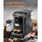 Fully Automatic Espresso Machine – Touchscreen Coffee Maker with Built-in Grinder & Auto Milk Frother, 1.5L Tank, Dual Boiler Heating, for Latte & Cappuccino (Black/Silver, 1350W, 120V)