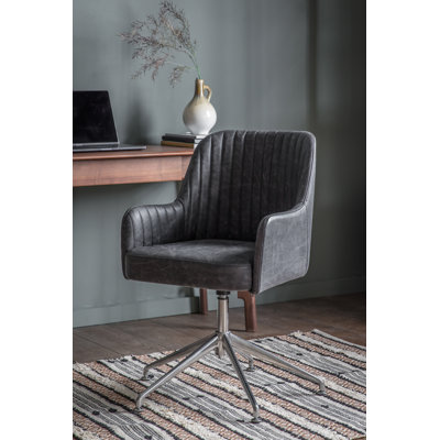Yountville Genuine Leather Office Chair
