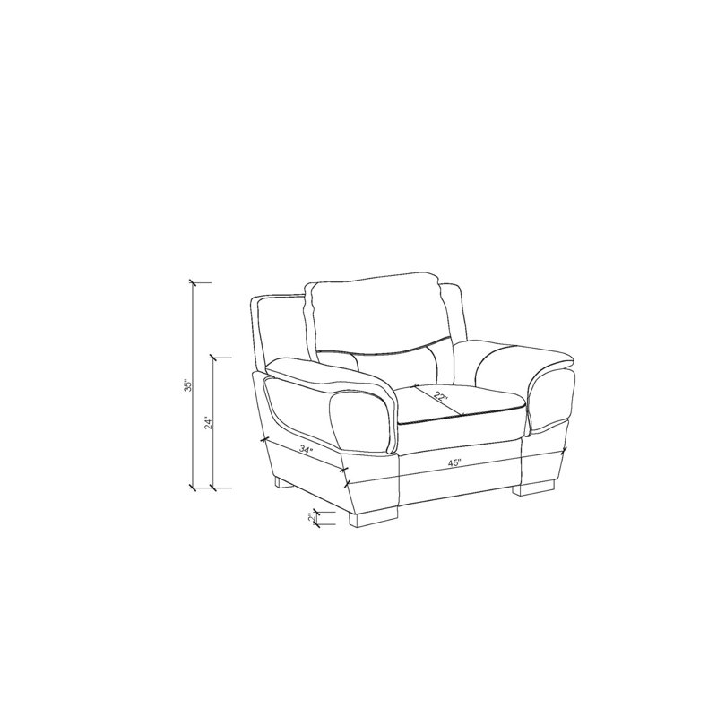 Chaise en cuir véritable avec pieds en acier inoxydable et structure en bois massif, chaise rembourrée à 3 couches de mousse blanche, pieds