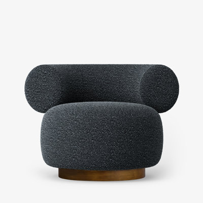 Fauteuil pivotant Aubrey Boucle