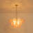 9-Light Layered Handmade Glass Chandelier-502057966
