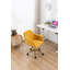 Chaise de bureau rotative à hauteur réglable en tissu Teddy-2081994850