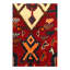 Oriental Area Rug in Rust