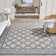 Roseta Hand Hooked Wool Pile Geometric Rug