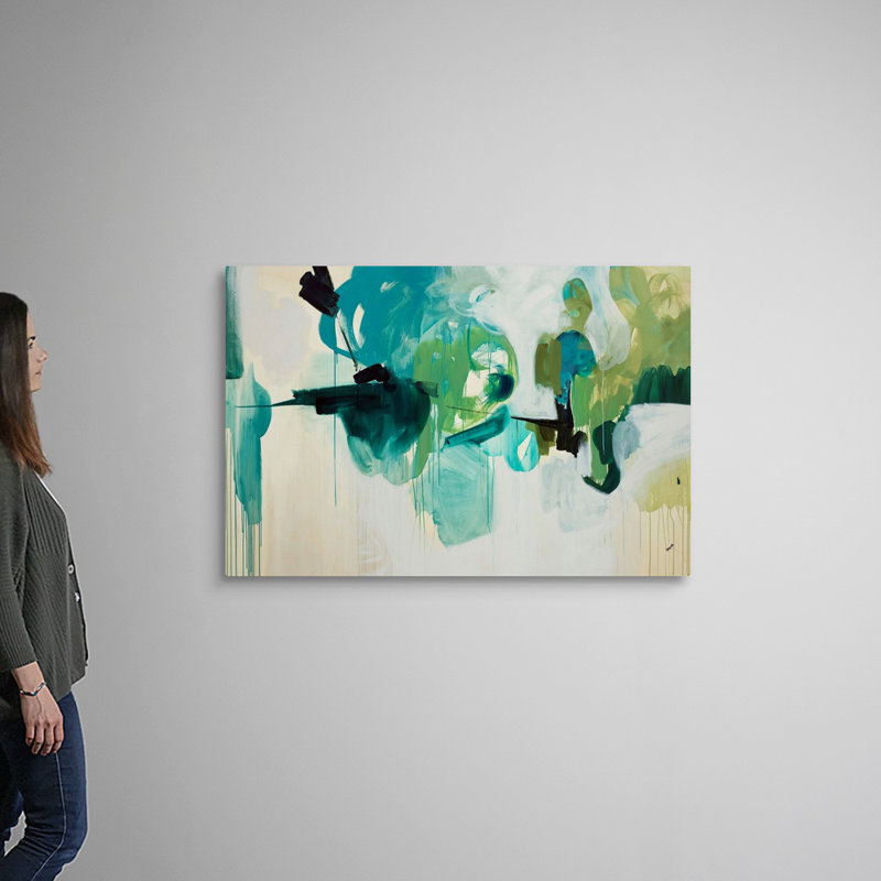 " Awash with Life " by Kari Taylor Painting, H 32 po x l 48 po x P 1,25 po, Toile tendue