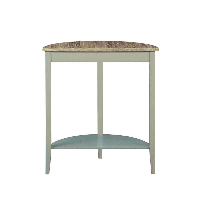 Natural Oak & Gray Finish Console Table, Oak, Gray