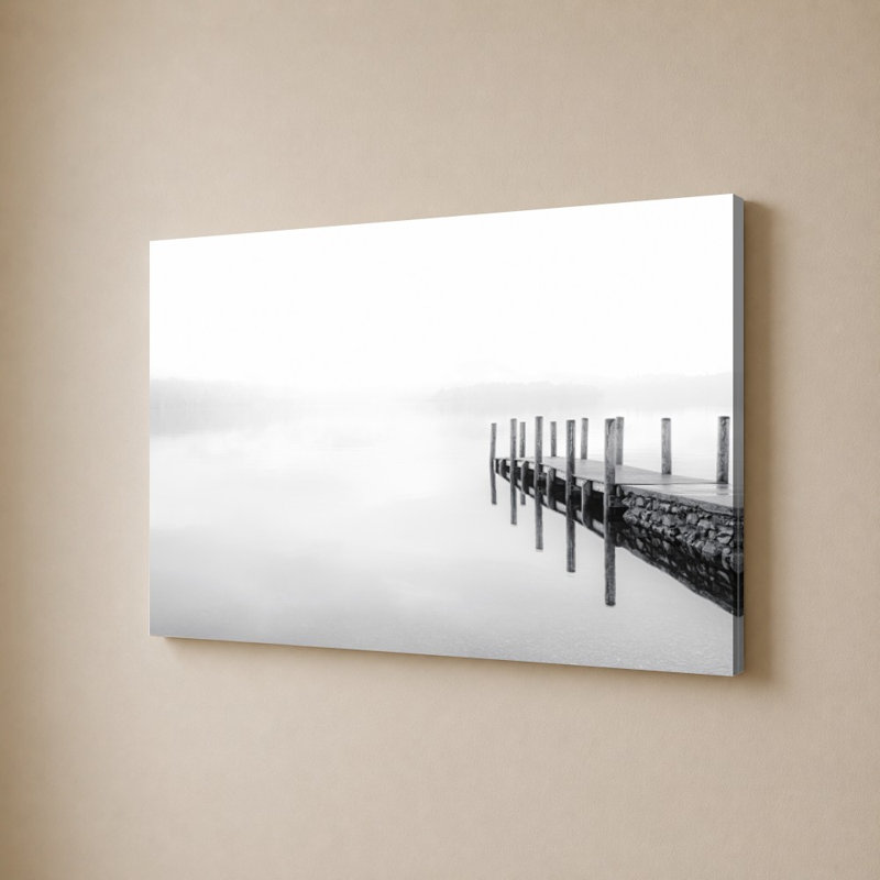 Vers la brume par Alan Copson - Impression sur toile, H 40 po x l 60 po, Wrapped Canvas, Does Not Apply
