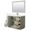 Ensemble de meuble-lavabo simple 48 po avec miroir Strada-79721146-97965281-79721145