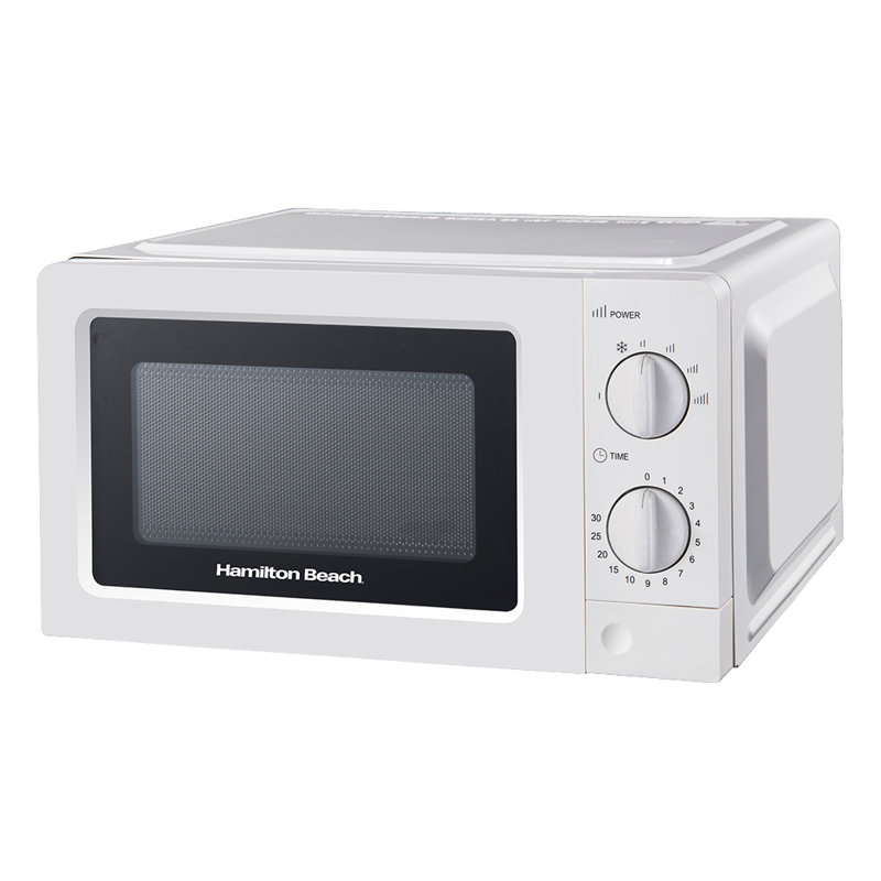 700W 20L Standard Microwave, White