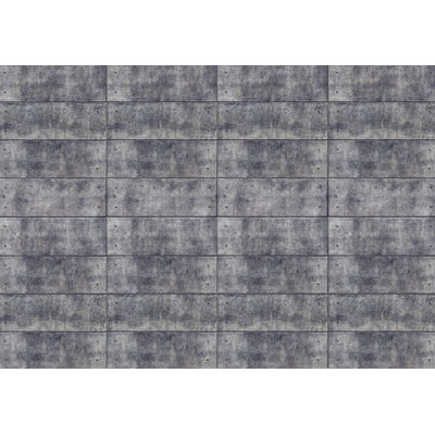 Murale pelez et collez - Texture de béton gris régulier