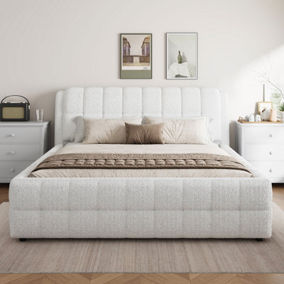 Lit plateforme tapissier