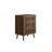 3-Drawer Wooden Chest with sturdy legs