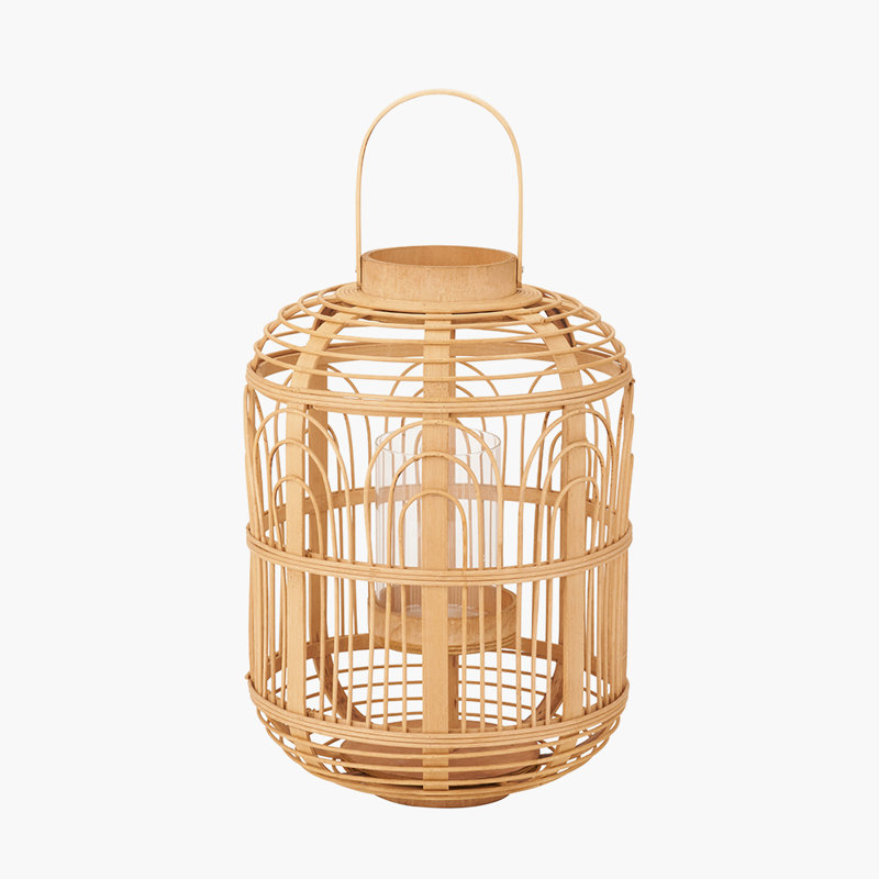 Lantern, 45" H x 31" W x 31" D, Natural