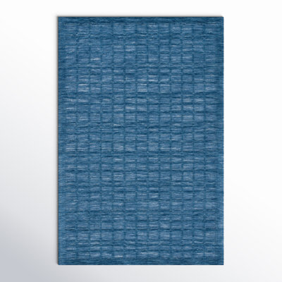 Caris Hand Loomed Blue Rug
