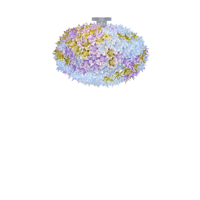 Bloom Semi Flush Mount, White