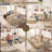 Nathasa 2 - Piece No Assembly Required Compression Sectional, Free Combination Upholstery Boneless Sofa with L-Shape Chaise, Deep Seat Modular Couch for Living Room Bedroom-1216171227-1227682376