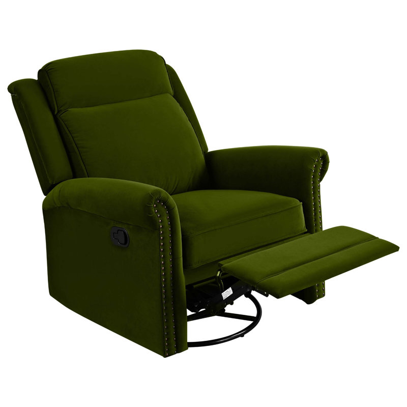 Oversized Massage Rocker Recliner With Heat, USB Port, And 2 Cup Holders For Ultimate Comfort And Relaxation, Green