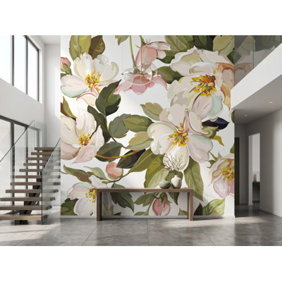 Wall Mural, 125"W x 125"H, Vinyl Peel and Stick