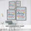 We We You You - reproduction encadrée bleu clair - bois massif-91924329