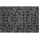 Premium Machine Washable Prisco Black Rug