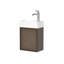 Meuble-lavabo simple de 40,6 cm (16 po) avec dessus en acrylique