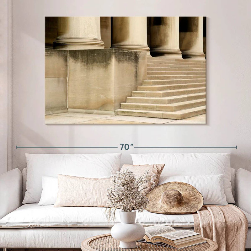 Lilie Columns And Steps, 34" H x 51" W