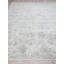 Rectangle Oriental Hand Loomed Wool/Bamboo Slat/Seagrass Area Rug in Ivory/Silver-1733717637